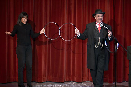Whit Pop Haydn live in Auckland at the International Stars of Magic Show